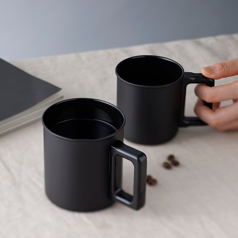kuros'オリジナル】マグカップ TSUBAME M&W Mug マットブラック 箱入り