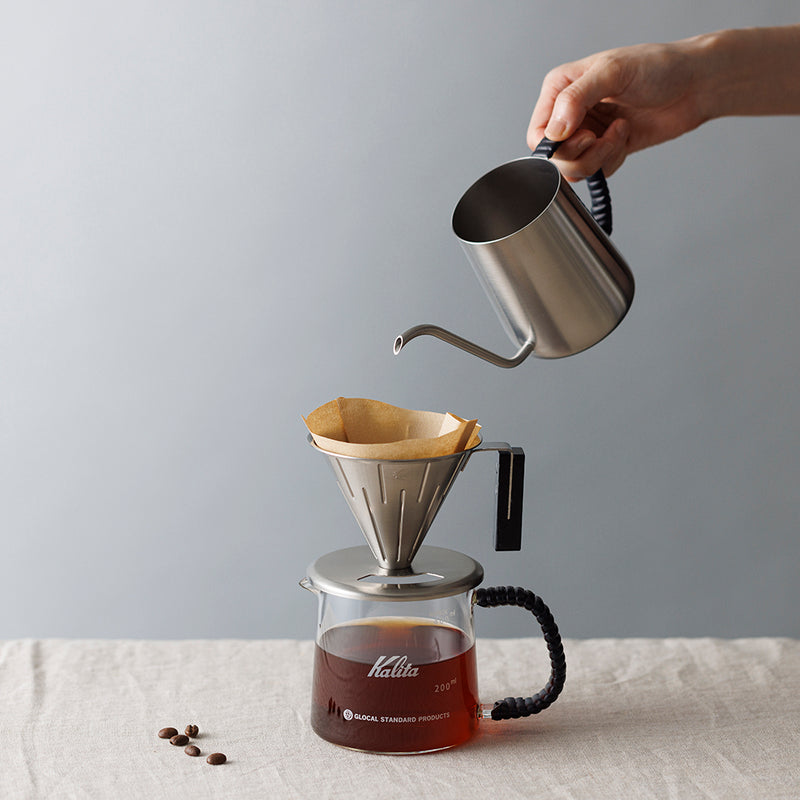 コーヒーサーバー Coffee server 400ml ガラス 取手:黒 箱入り