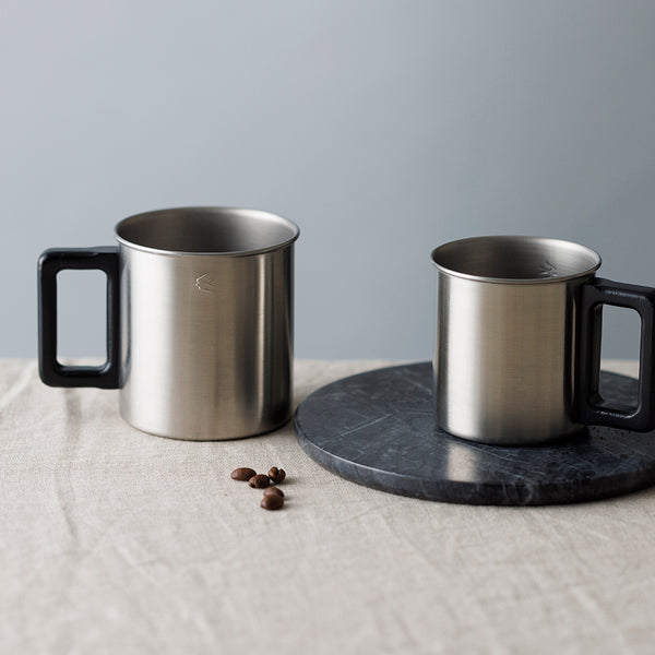 まめ　　ステンレス kuros'オリジナル】マグカップ TSUBAME M&W Mug シルバー 箱入り