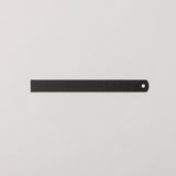 BRASS STRAIGHT RULER 真鍮直線定規 15cm 黒