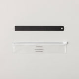 BRASS STRAIGHT RULER 真鍮直線定規 15cm 黒