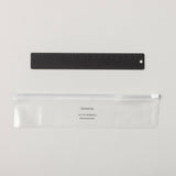 BRASS STRAIGHT RULER 真鍮直線定規 18cm 黒