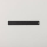 BRASS STRAIGHT RULER 真鍮直線定規 18cm 黒