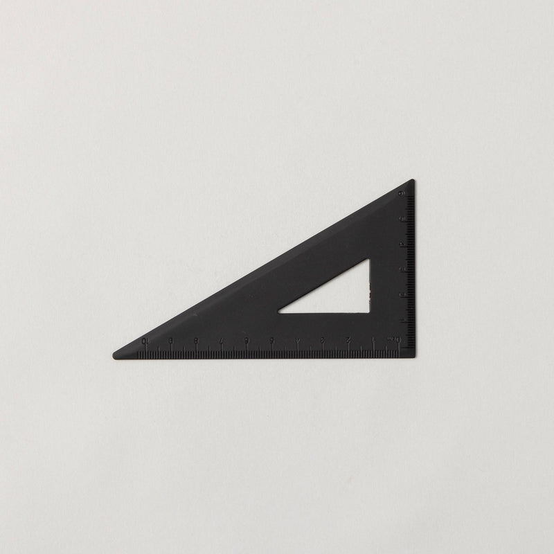 BRASS TRIANGLE RULER 真鍮三角定規 黒