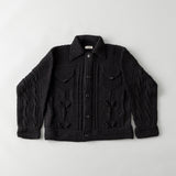 MERINO WOOL HANDKNITING G JACKET II |　ウール100％  ニットGジャン メンズ