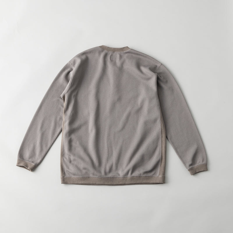 ハニカムヘンリーネックTシャツ｜日本製 メンズ