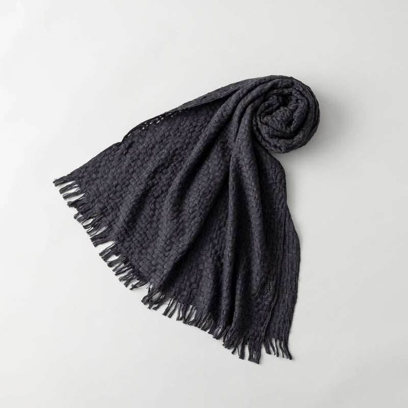 ふんわり軽やか空羽織りストール｜日本製　ユニセックス