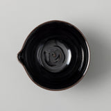 伊賀焼 片口鉢  黒飴釉薬