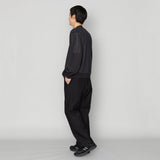 メンズ 和紙ニットカーディガン チャコールグレー