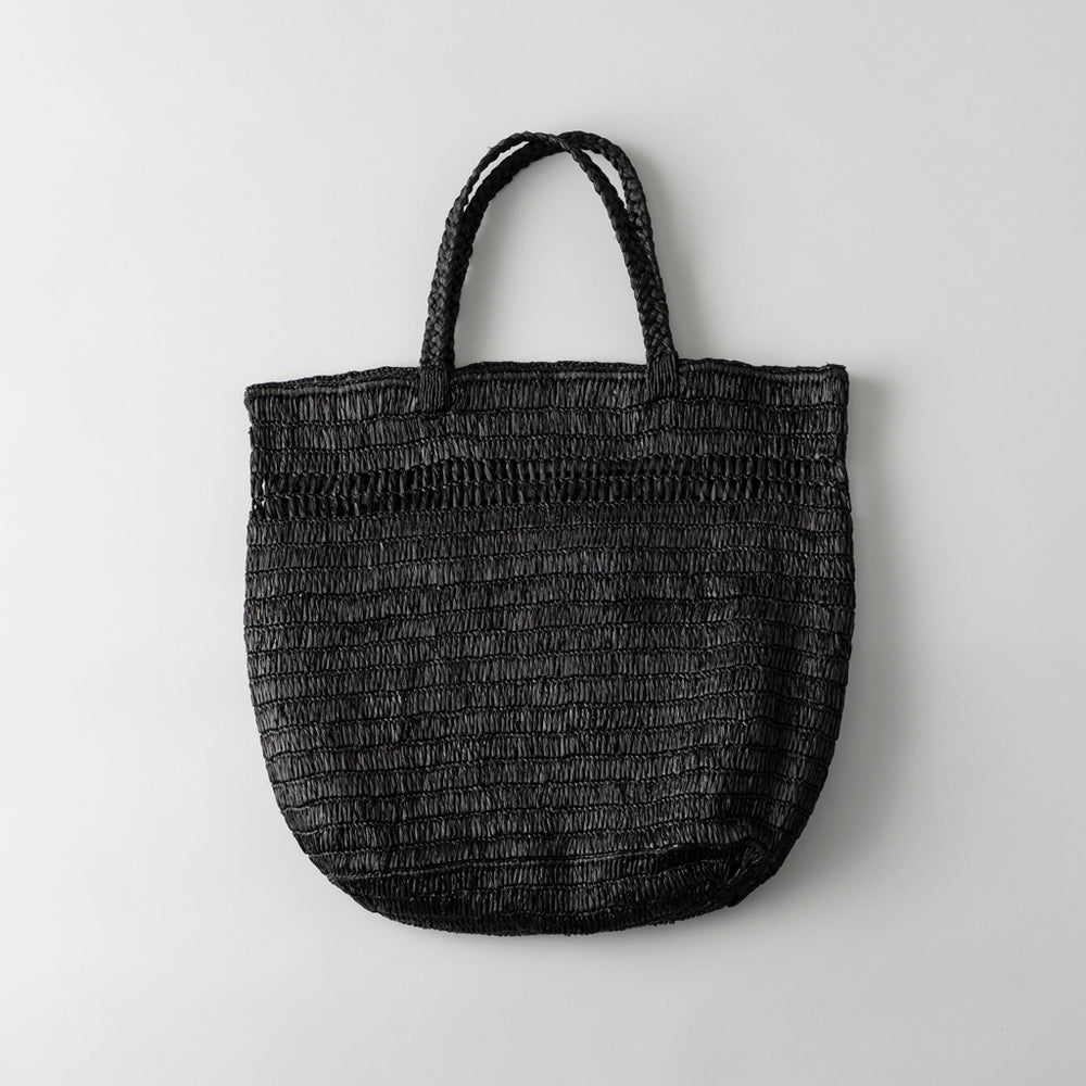 ラフィア ライントートバック 黒 L – kuros.style