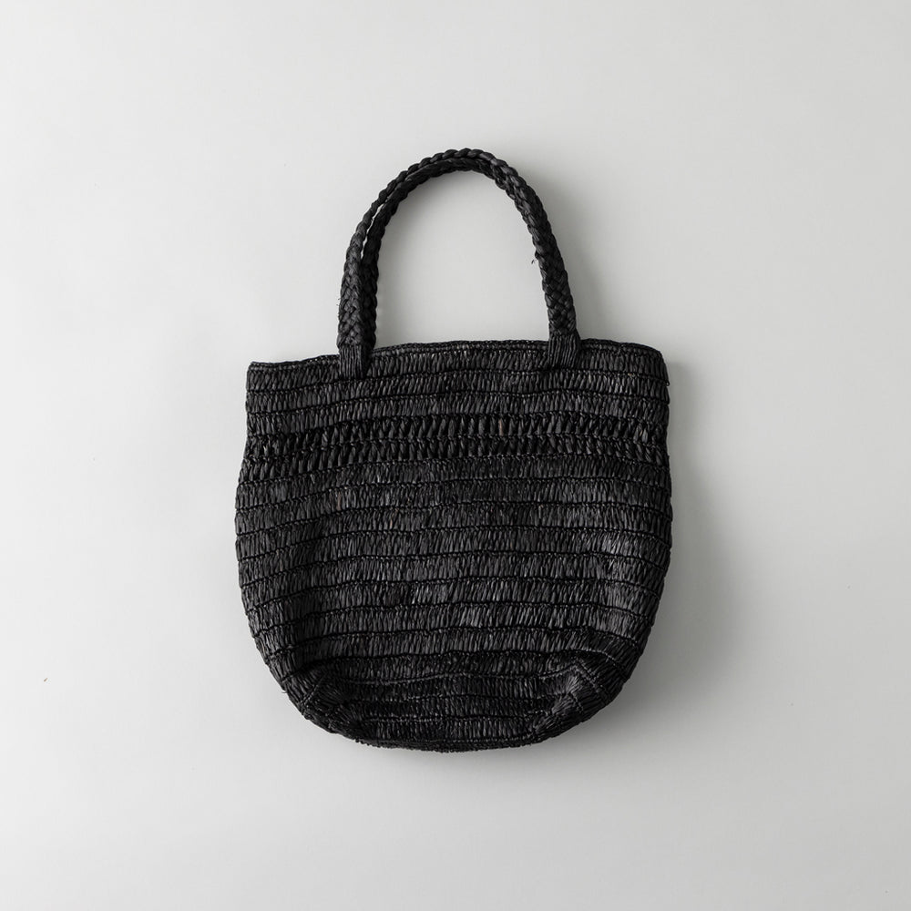 グレー系ラフィア素材　トートバッグ ラフィア風素材MIXトートバッグ | HIROKO BIS (Women