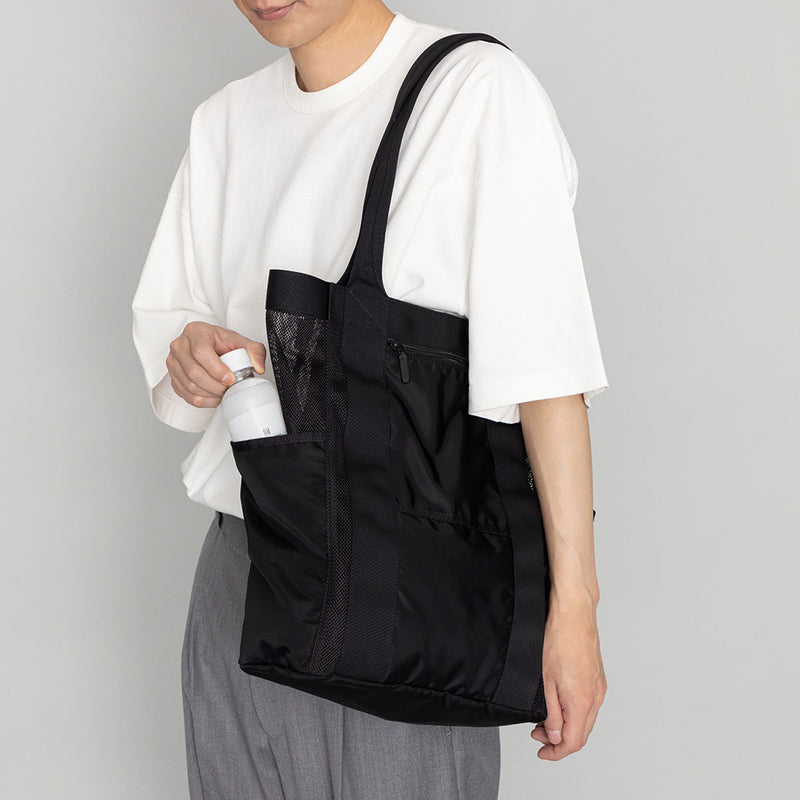 コーデュラメッシュコンビ　トートバッグ　黒