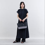 【OJO DE MEX×kuros'別注】Plastico CAGO Tote Chico LINE ブラック×ホワイト S