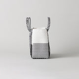 【OJO DE MEX×kuros'別注】Plastico CAGO Tote Chico CHECK ブラック×ホワイト S