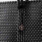 【OJO DE MEX×kuros'別注】Plastico CAGO Tote Chico LINE ブラック×ホワイト S