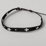 Macrame Cruz Grass Beads Bracelet ビーズブレスレット