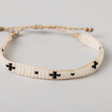 Macrame Cruz Grass Beads Bracelet ビーズブレスレット