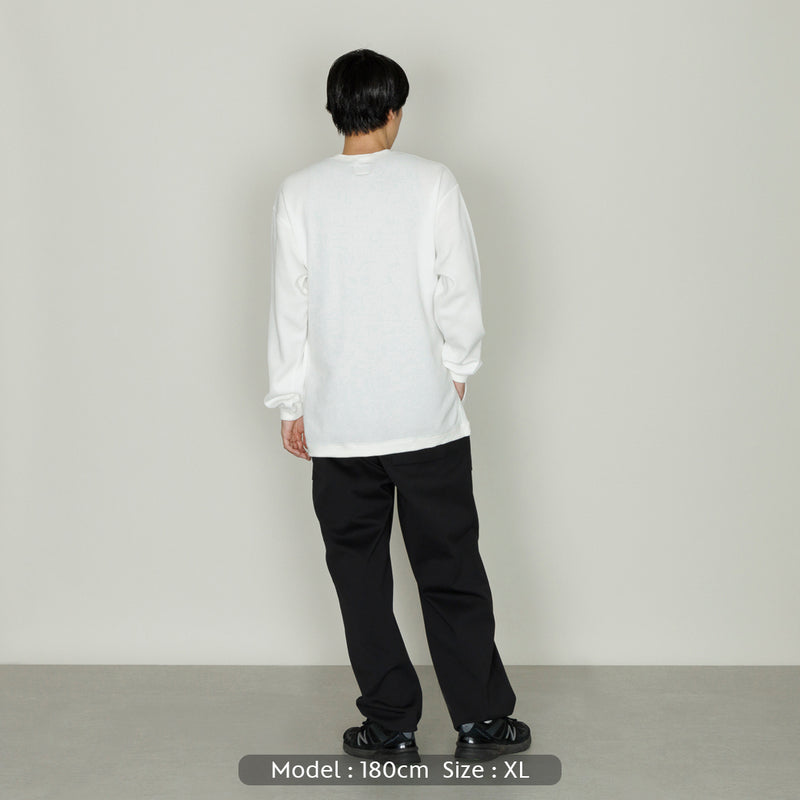 ソリッドダブルニットワイドベイカーパンツ ｜ストレッチ 日本製 ユニセックス