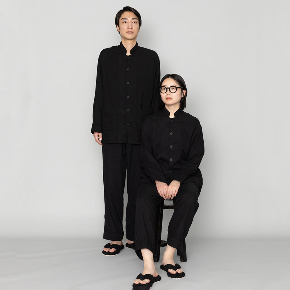 kuros'コラボ】 御黒染司 京都紋付ガーゼパジャマ ユニセックス