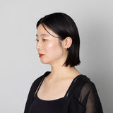 【tane×kuros'別注】珊瑚ピアスSサイズ