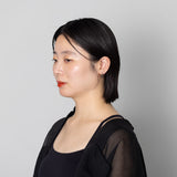 【tane×kuros'別注】珊瑚ピアスSサイズ