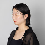 【tane×kuros'別注】珊瑚ピアスSサイズ