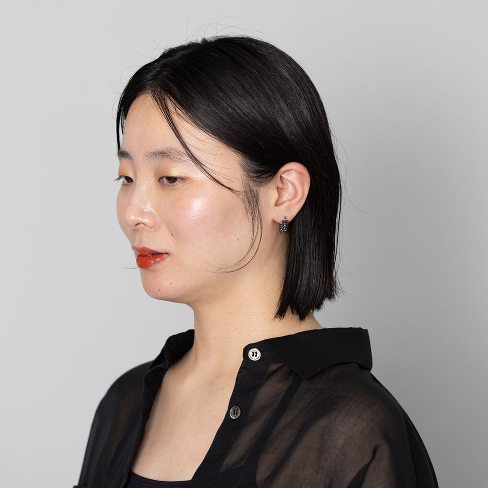 tane×kuros'別注】珊瑚フープピアス Sサイズ – kuros.style