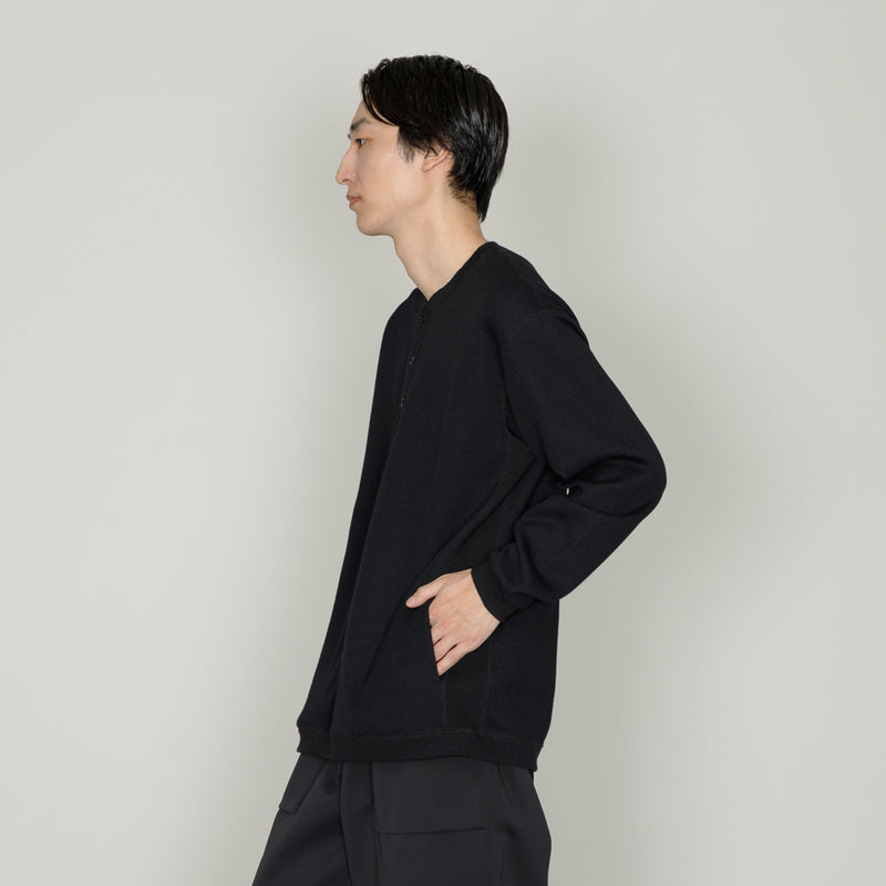 ハニカムヘンリーネックTシャツ｜日本製 メンズ