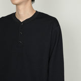 ハニカムヘンリーネックTシャツ｜日本製 メンズ