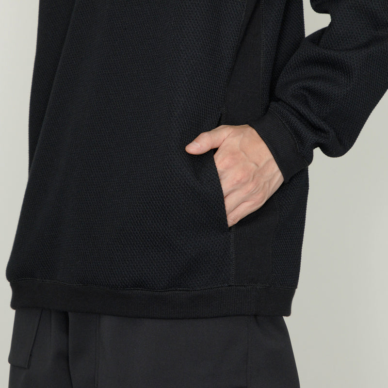 ハニカムヘンリーネックTシャツ｜日本製 メンズ