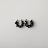 【tane×kuros'別注】珊瑚フープピアス Lサイズ