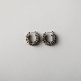【tane×kuros'別注】珊瑚フープピアス Lサイズ