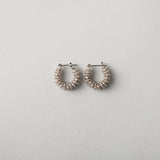 【tane×kuros'別注】珊瑚フープピアス Lサイズ