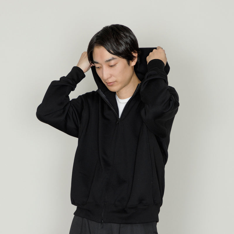 【kuros’オリジナル】裏毛WZIPフーディー｜綿100％ 日本製 ユニセックス