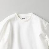 オーバーサイズ スウェットライク Tシャツ 白