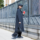 【kuros’オリジナル】KUROスタンドカラーコート｜2WAY 日本製 ユニセックス