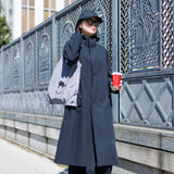 【kuros’オリジナル】KUROスタンドカラーコート｜2WAY 日本製 ユニセックス