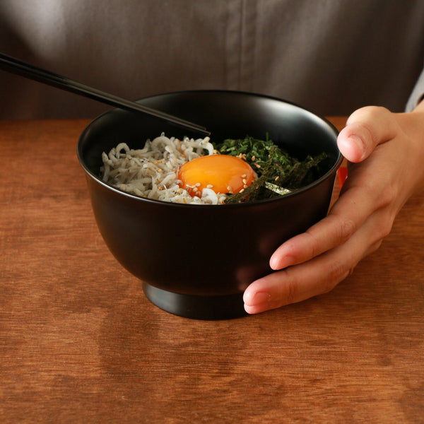 越前硬漆 朝倉椀 黒