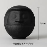 【受注生産】高崎だるま 黒・白無地 特大 21号 直径75cm