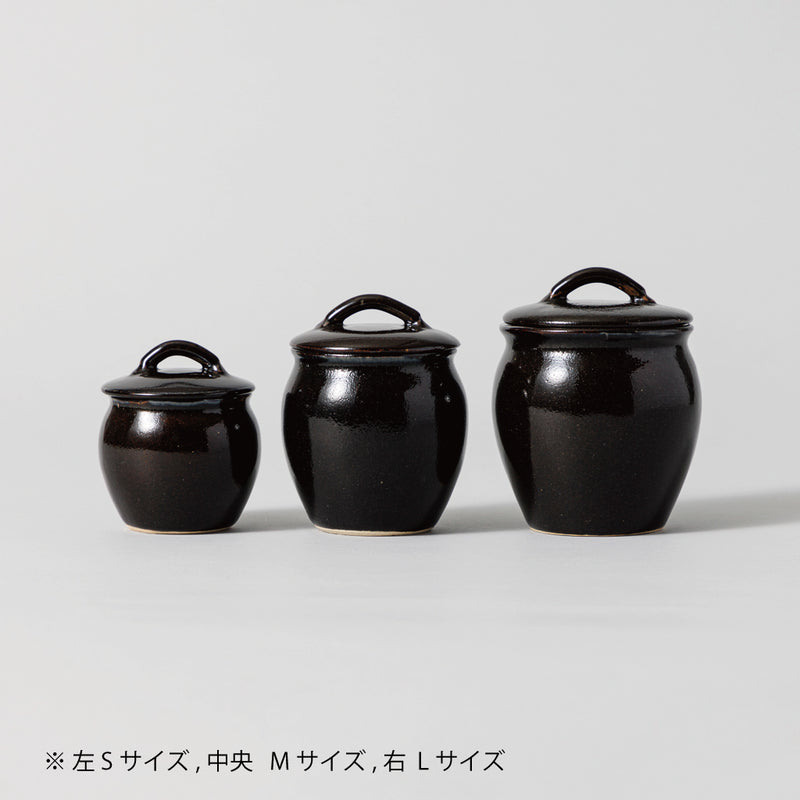 出西窯 黒釉扁壺 共箱 永六輔氏書付 栞付き 黒釉5.5寸鉢 / 出西窯 – MISENOMA