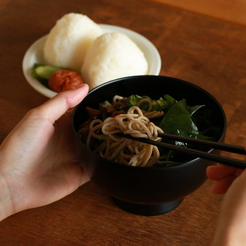 越前硬漆 一乗椀  黒