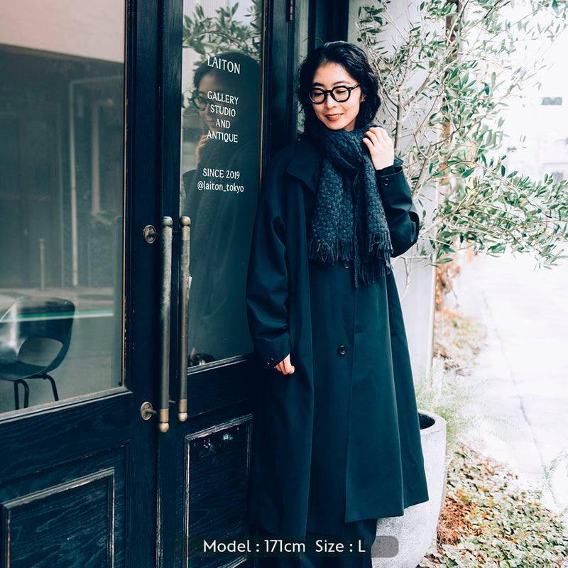 【kuros’オリジナル】KUROスタンドカラーコート｜2WAY 日本製 ユニセックス