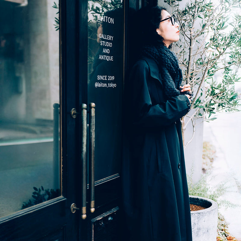 【kuros’オリジナル】KUROスタンドカラーコート｜2WAY 日本製 ユニセックス