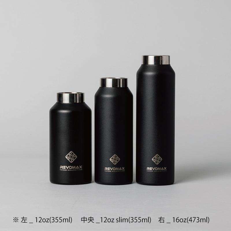 REVOMAX Standard Without Cap 炭酸対応 真空断熱ボトル 16oz(473ml