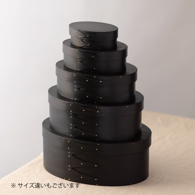 シェーカーボックス オーバルボックス S 黒 – kuros.style
