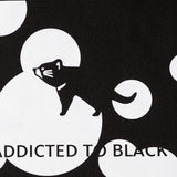 コットン キャンバス トートバッグ ADDICTED TO BLACK 黒