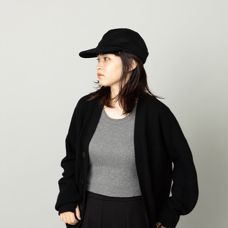 N-W10-03 / Cashmere Cap カシミアキャップ 黒