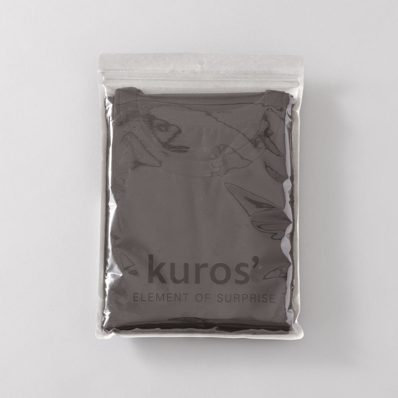 kuros' パックTシャツ 黒