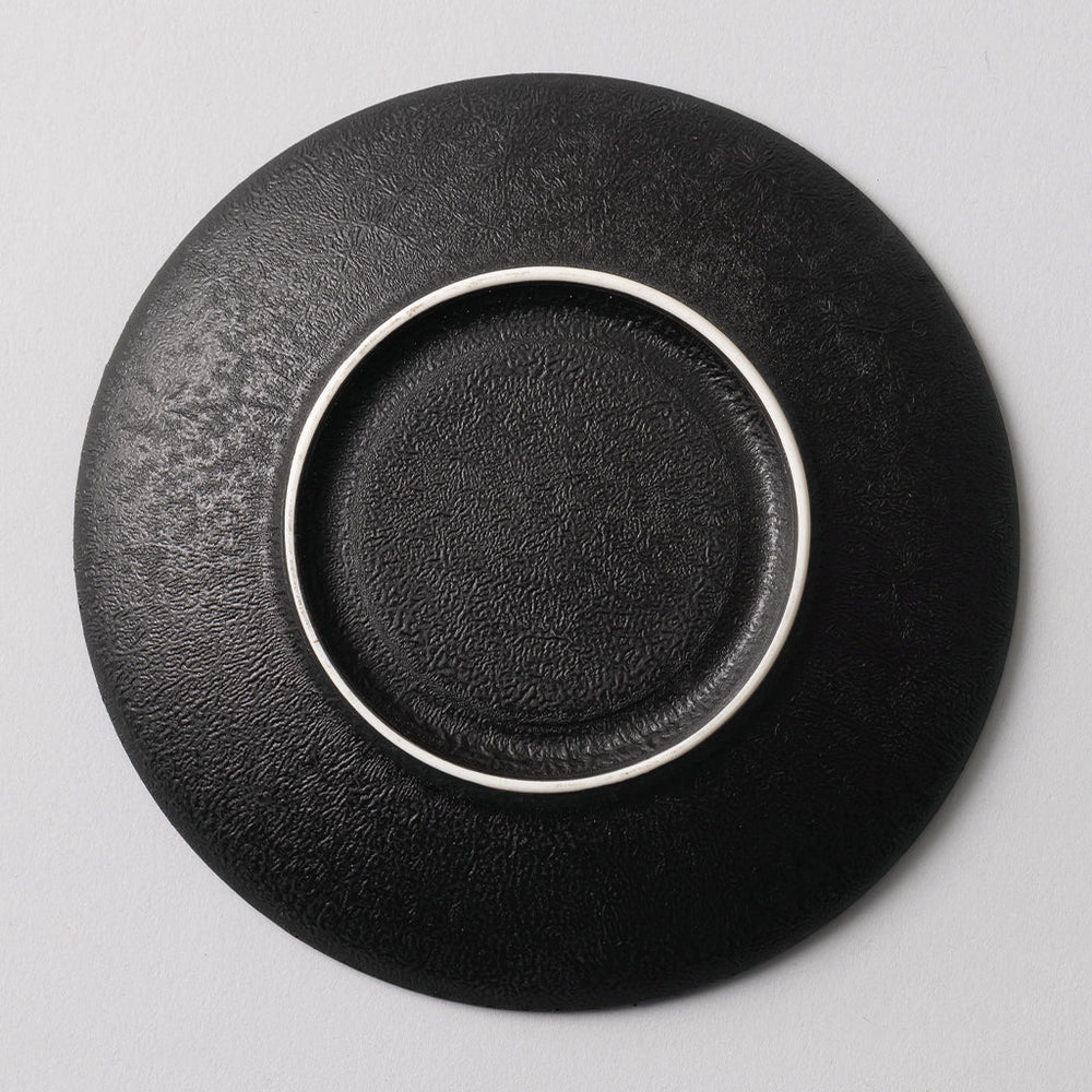 黒墨 コーヒーカップ&ソーサー【ラウンド】 ペアギフトセット 桐