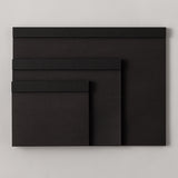 ステーショナリーギフトセット ドローイングパッド A4/A5/A6 3サイズセット (箱入り) 黒